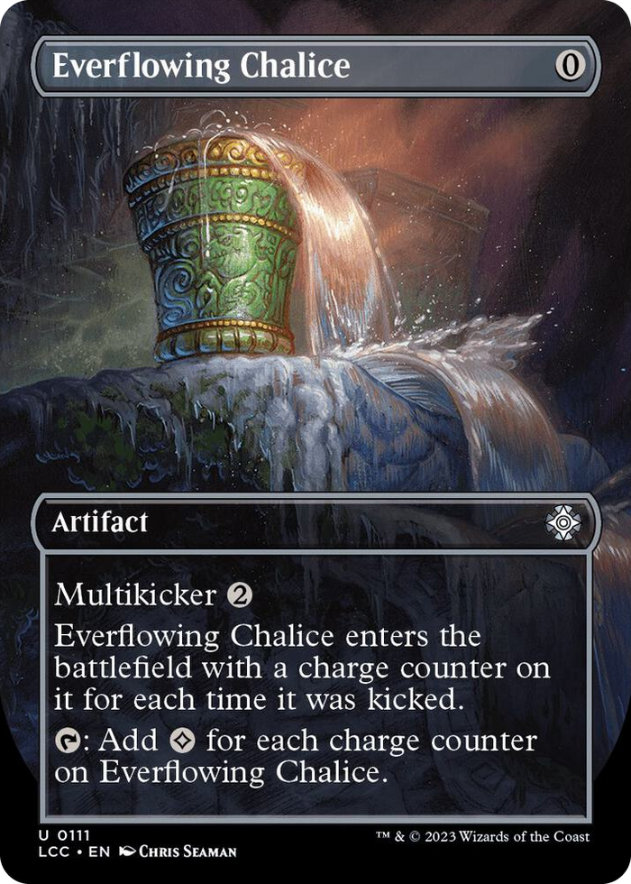 Everflowing Chalice (Borderless) #111 U - Commander: The Lost Caverns of Ixalan Pokemon card