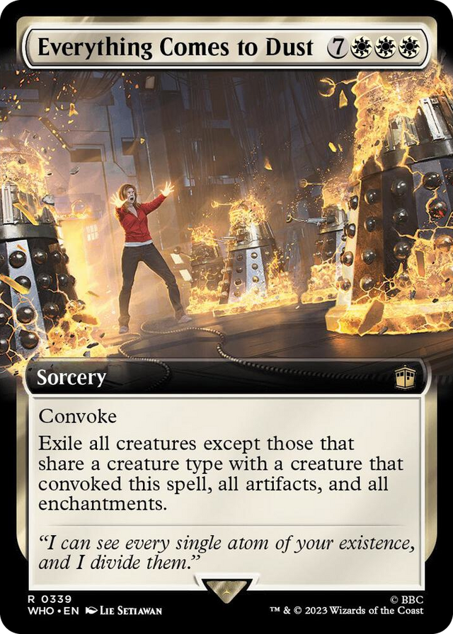 0339 Everything Comes to Dust (Extended Art) R Universes Beyond: Doctor Who