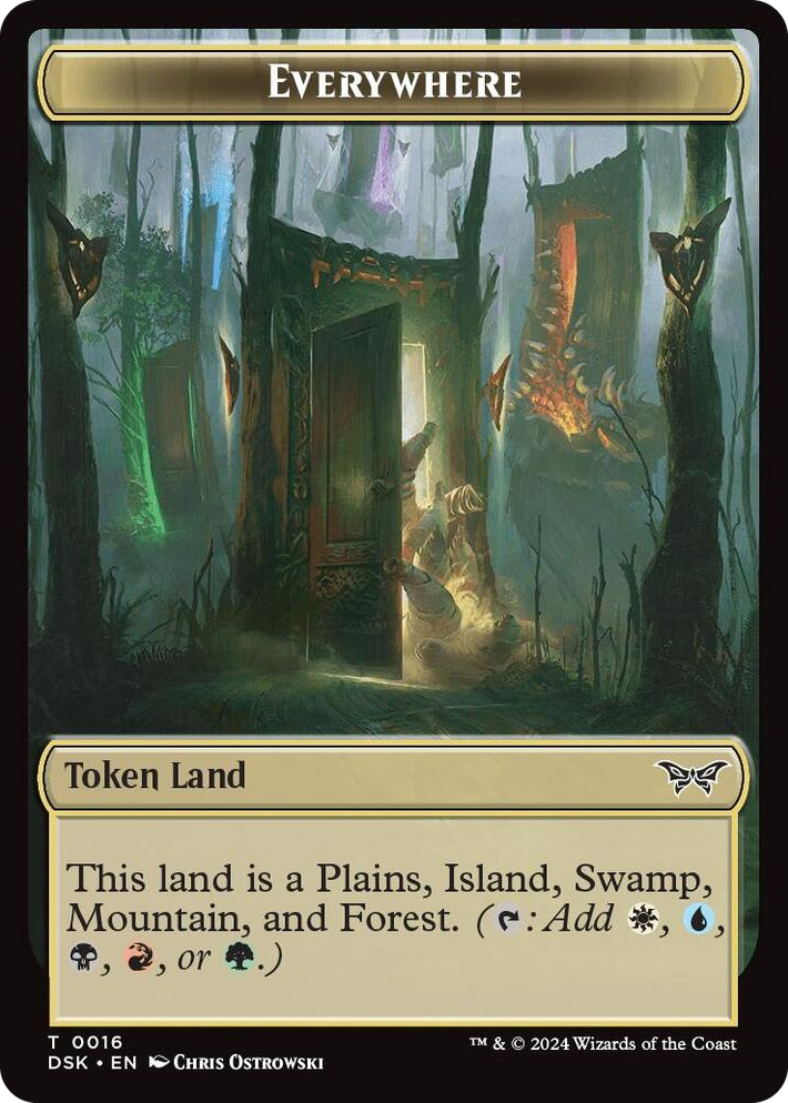 0016 Everywhere Token T Duskmourn: House of Horror