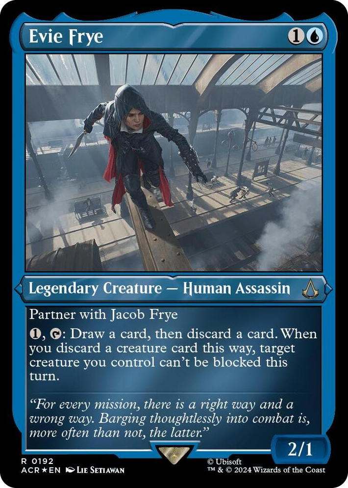 0192 Evie Frye (Foil Etched) R Universes Beyond: Assassin's Creed