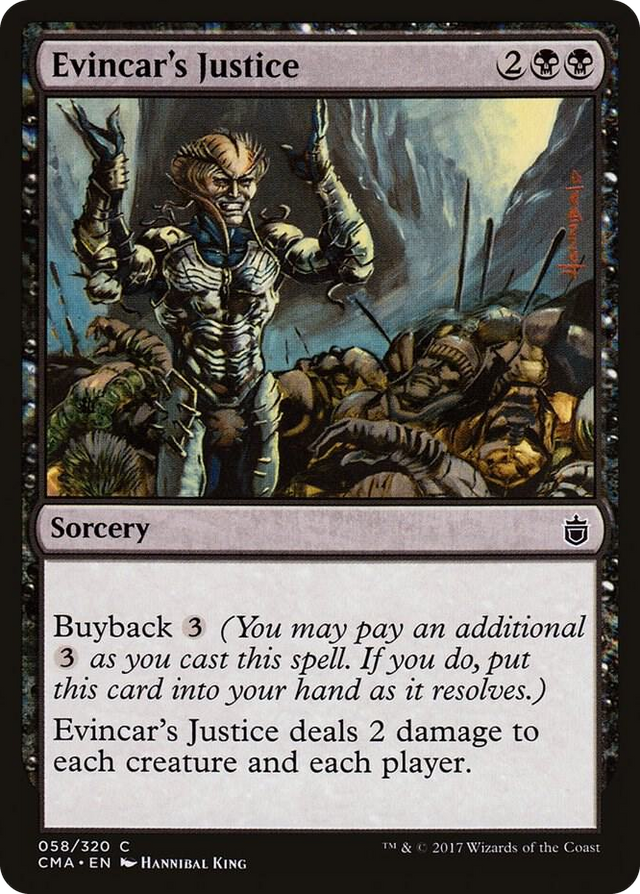 0058 Evincar's Justice C Commander Anthology