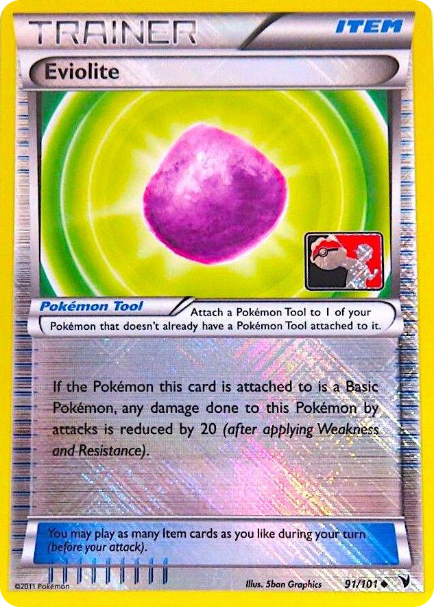 0091 Eviolite - 91/101 (Championship Promo) Promo League & Championship Cards