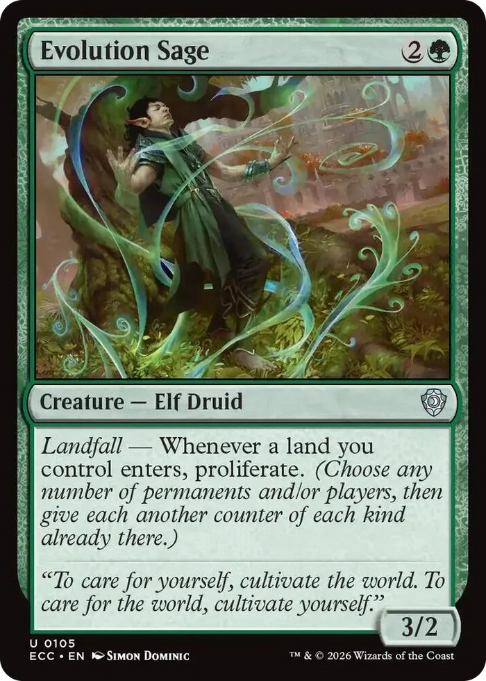 0105 Evolution Sage U Commander: Lorwyn Eclipsed