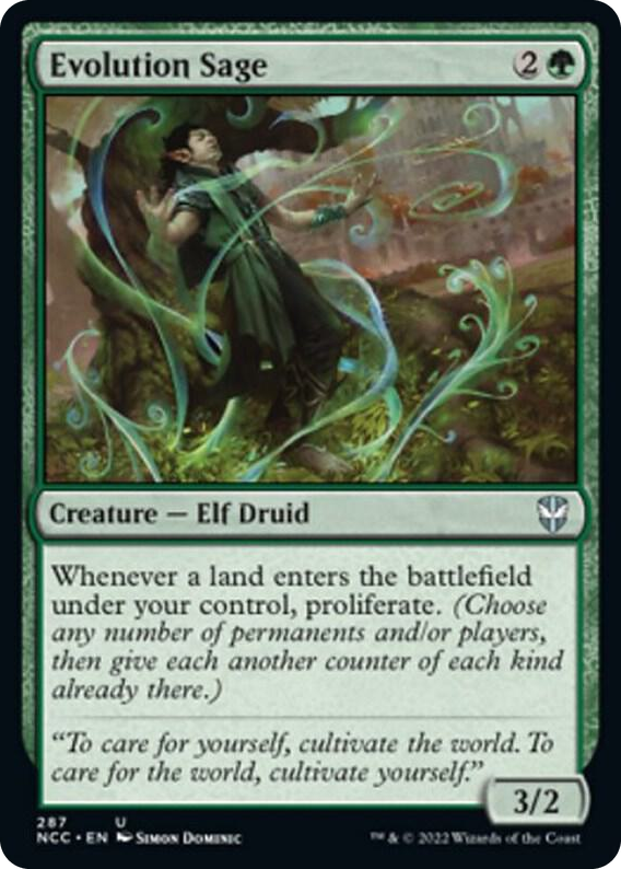 0287 Evolution Sage U Commander: Streets of New Capenna