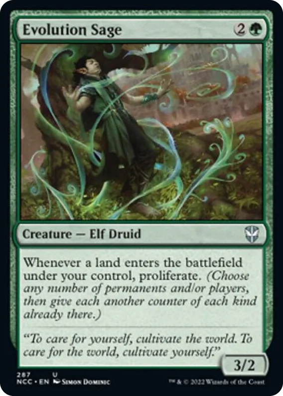 0287 Evolution Sage U Commander: Streets of New Capenna