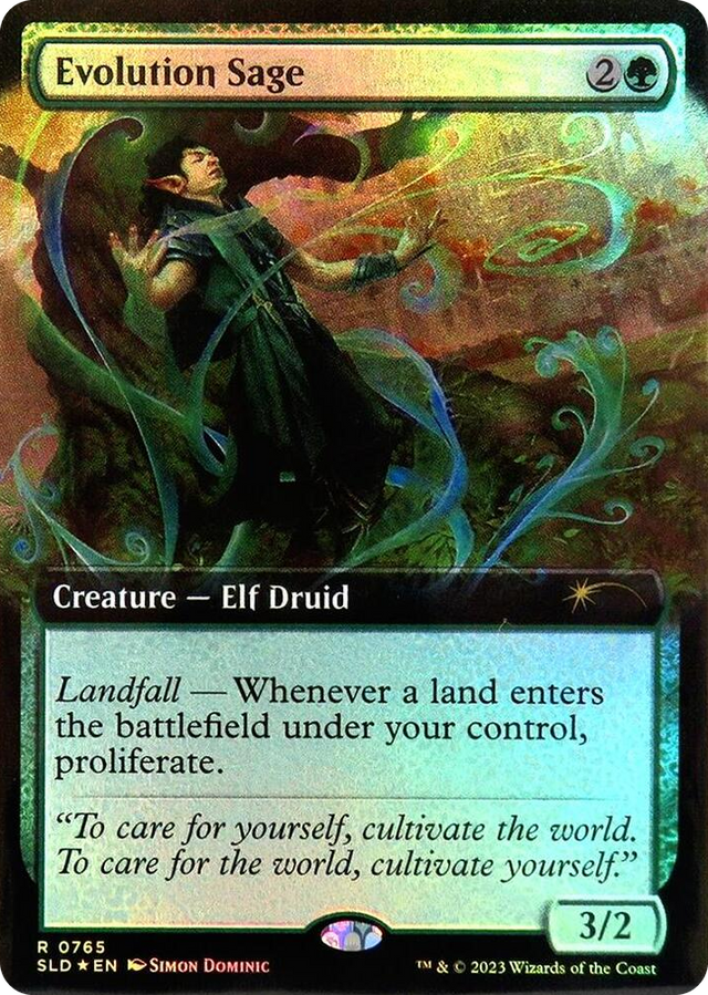 0765 Evolution Sage (Extended Art) R Secret Lair Drop Series