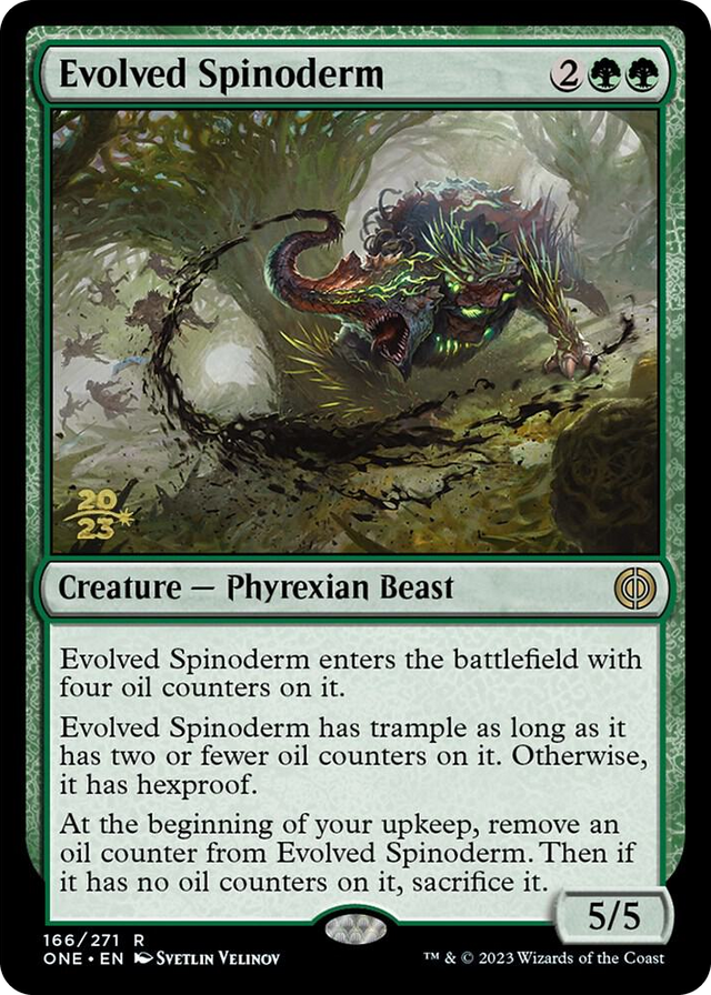 0166 Evolved Spinoderm R Prerelease Cards