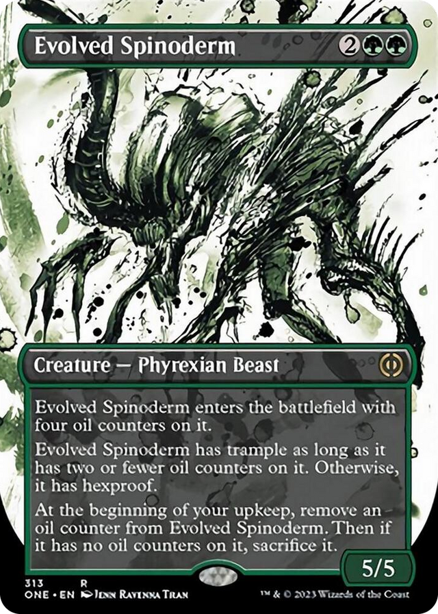 0313 Evolved Spinoderm (Showcase) R Phyrexia: All Will Be One