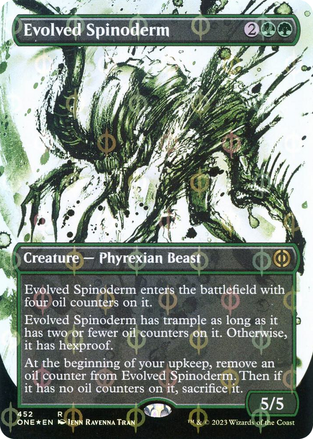 0452 Evolved Spinoderm (Showcase) (Step-and-Compleat Foil) R Phyrexia: All Will Be One