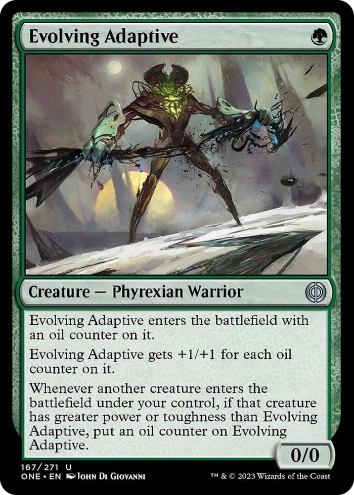 Evolving Adaptive #167 U - Phyrexia: All Will Be One Pokemon card