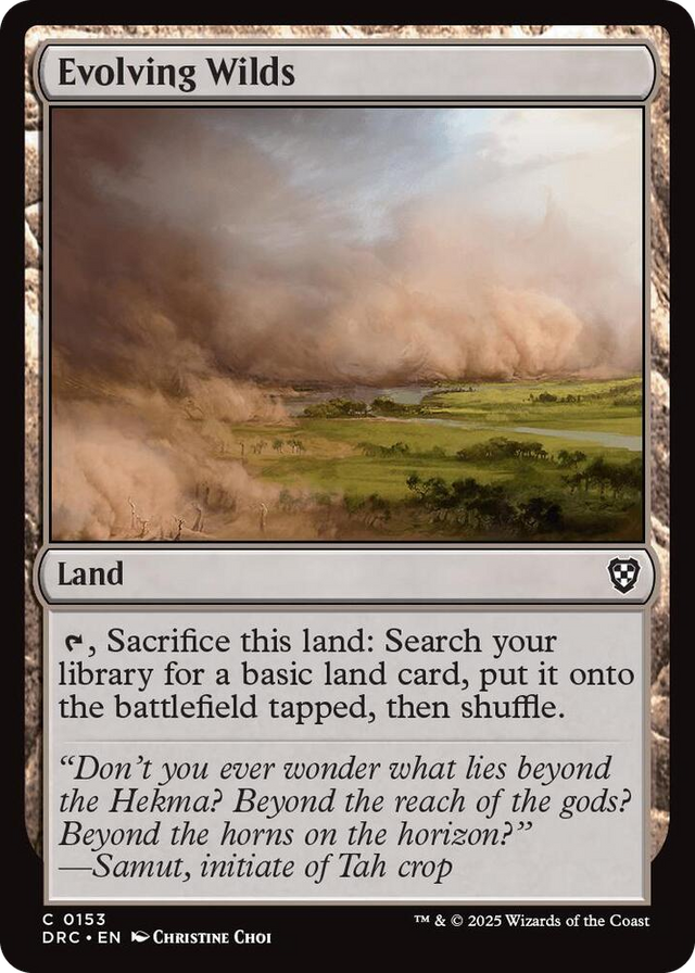 0153 Evolving Wilds (0153) C Commander: Aetherdrift