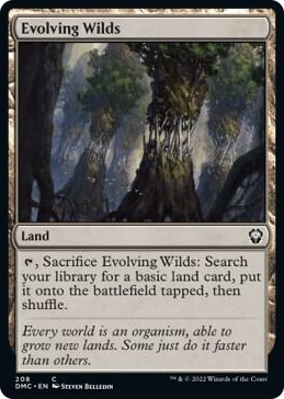 0208 Evolving Wilds C Commander: Dominaria United