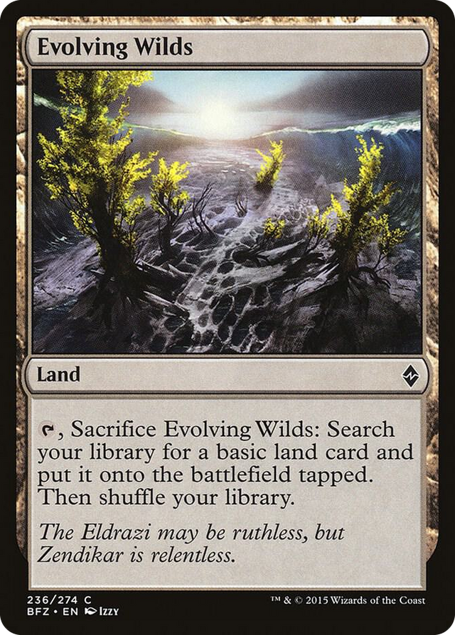 0236 Evolving Wilds C Battle for Zendikar