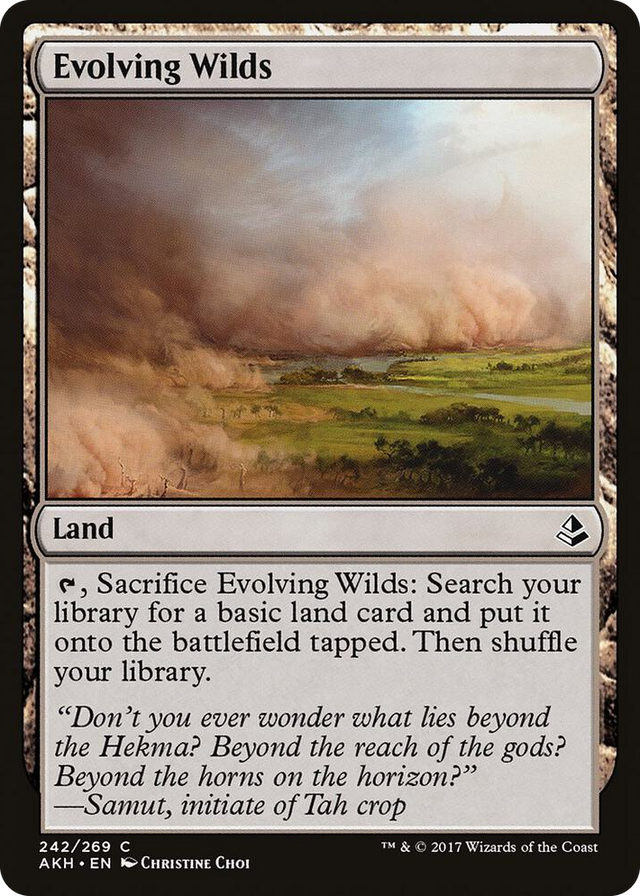 0242 Evolving Wilds C Amonkhet