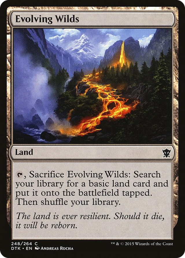 0248 Evolving Wilds C Dragons of Tarkir