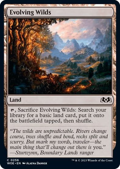 0256 Evolving Wilds C Wilds of Eldraine