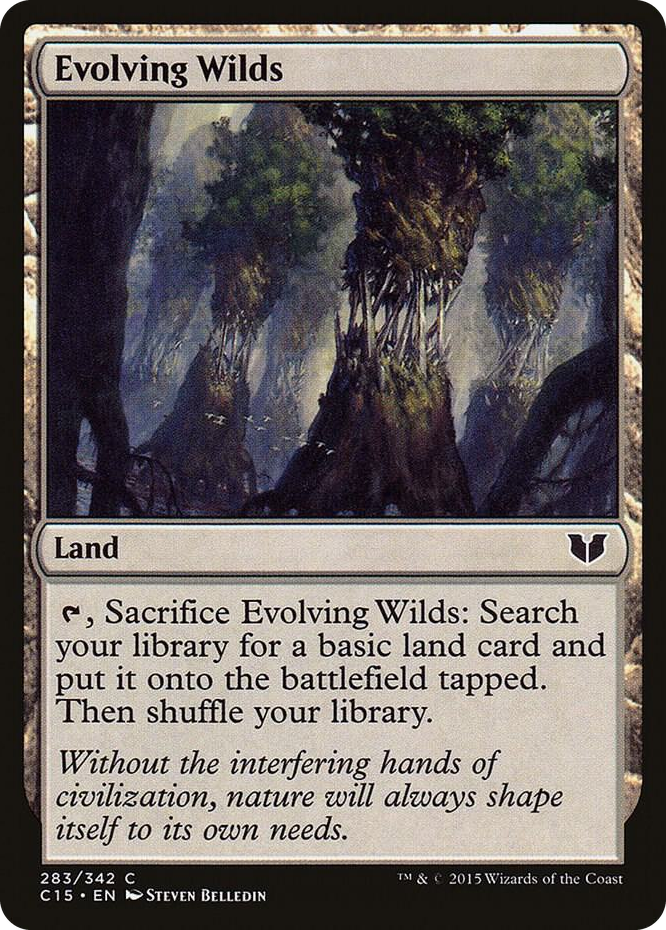 0283 Evolving Wilds C Commander 2015