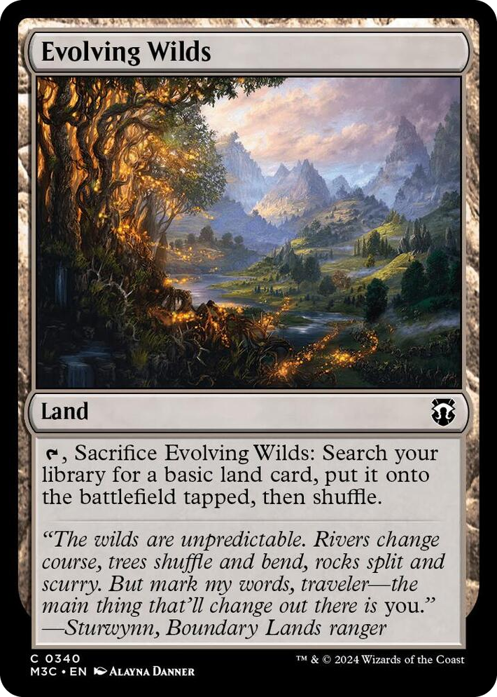 0340 Evolving Wilds C Commander: Modern Horizons 3