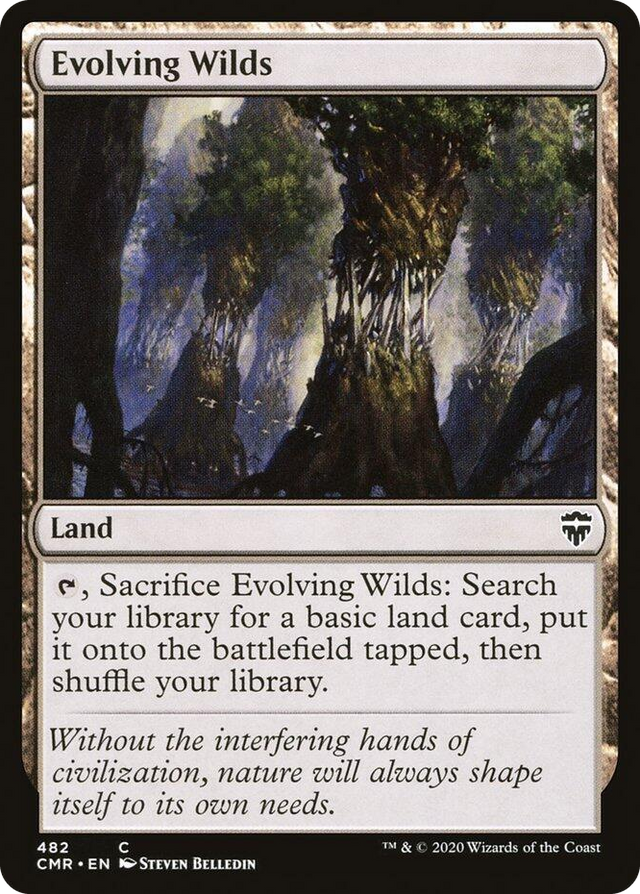 0482 Evolving Wilds C Commander Legends