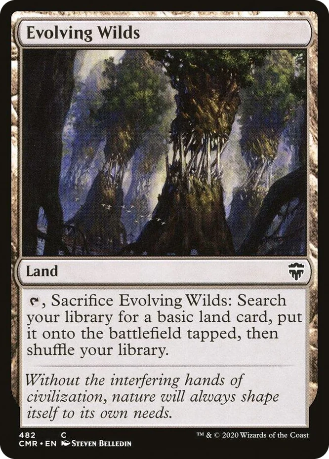 0482 Evolving Wilds C Commander Legends