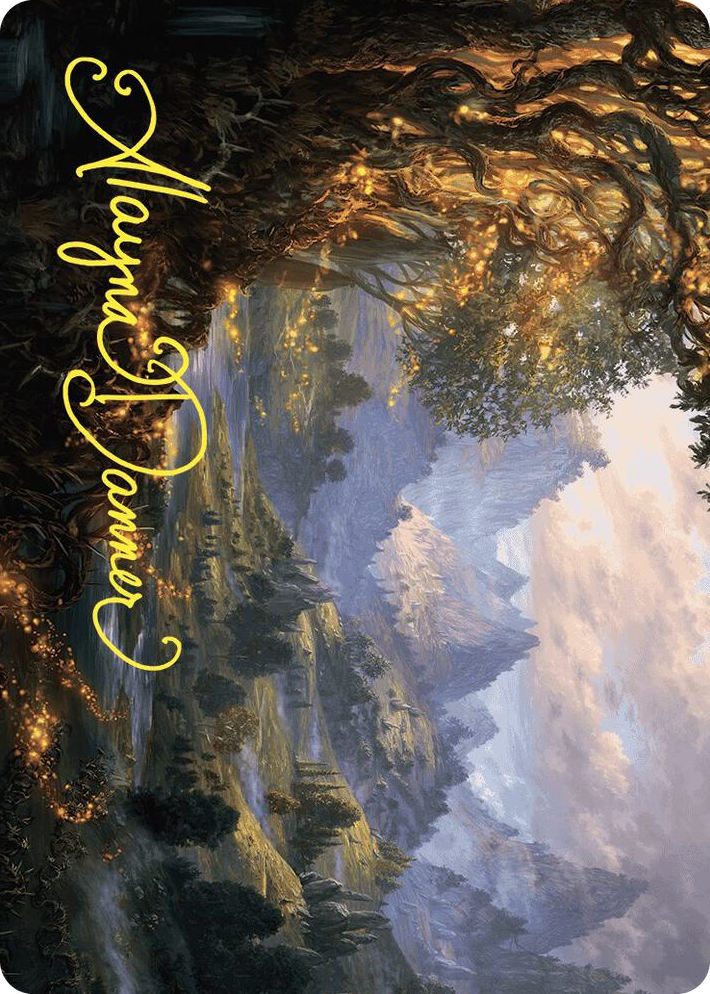 0047 Evolving Wilds Art Card (Gold-Stamped Signature) S Art Series: Wilds of Eldraine