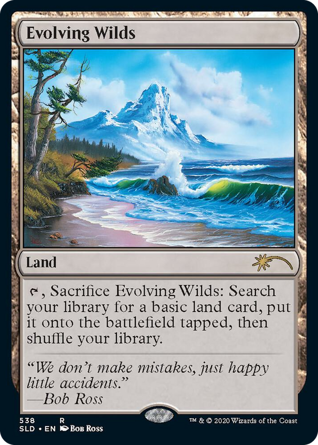 0538 Evolving Wilds (Bob Ross) C Secret Lair Drop Series