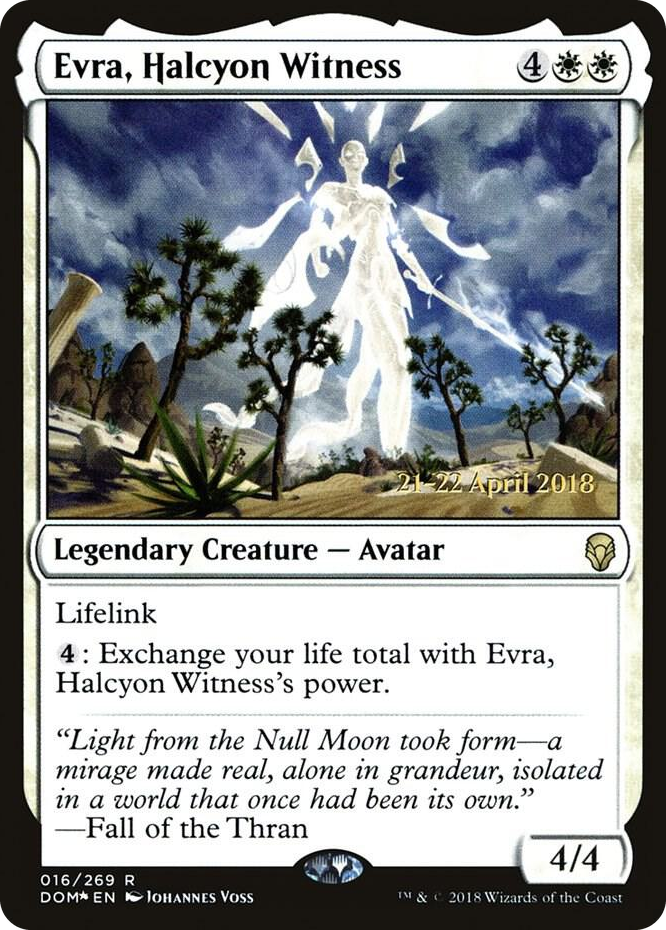0016 Evra, Halcyon Witness R Prerelease Cards