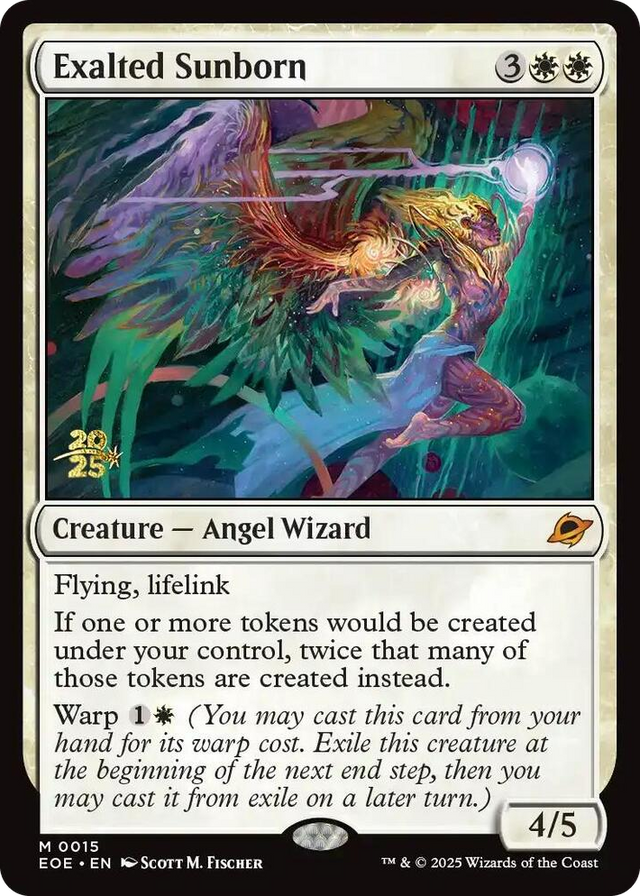 0015 Exalted Sunborn M Prerelease Cards