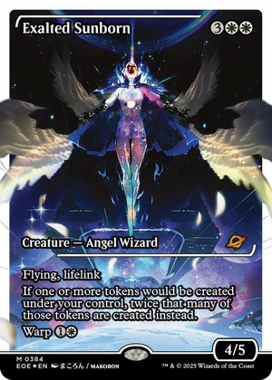 0384 Exalted Sunborn (Showcase) (Fracture Foil) M Edge of Eternities