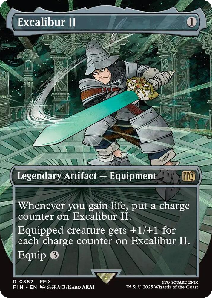 0352 Excalibur II (Borderless) R FINAL FANTASY