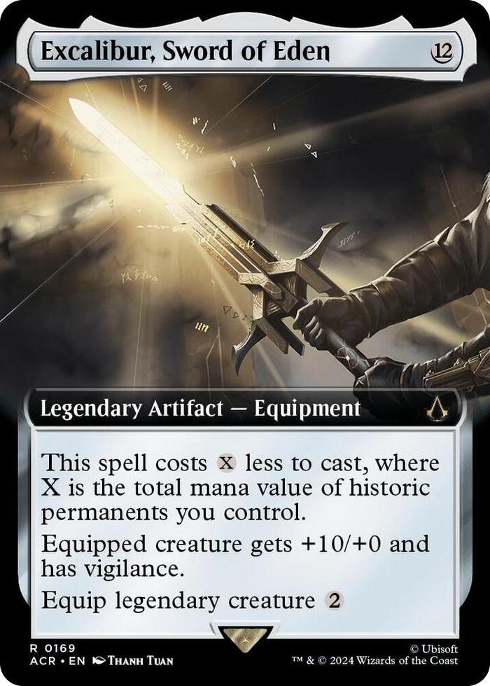 Excalibur, Sword of Eden (Extended Art) #169 R - Universes Beyond: Assassin's Creed Pokemon card
