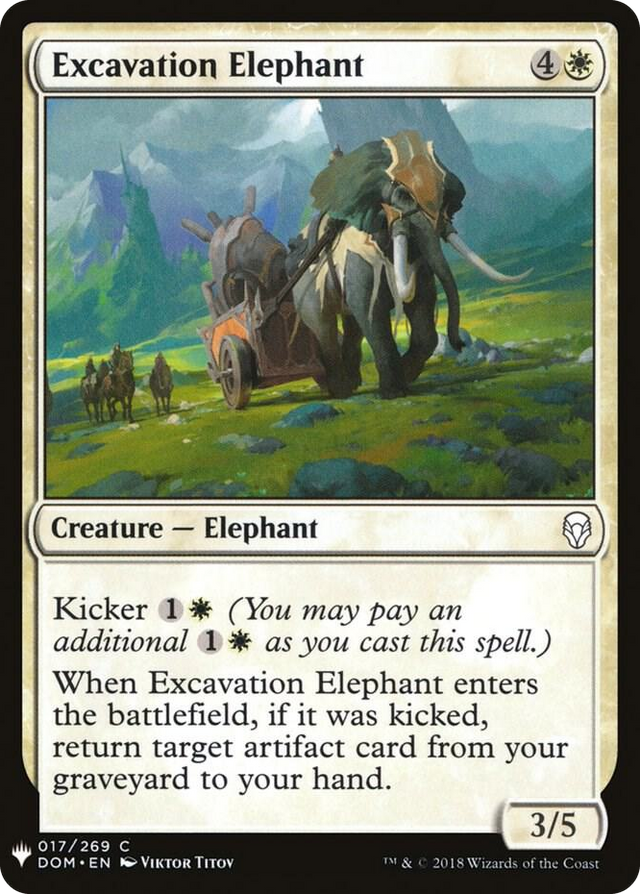 0017 Excavation Elephant C The List Reprints