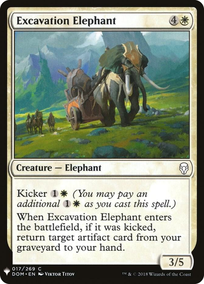Excavation Elephant #17 C - The List Reprints Pokemon card