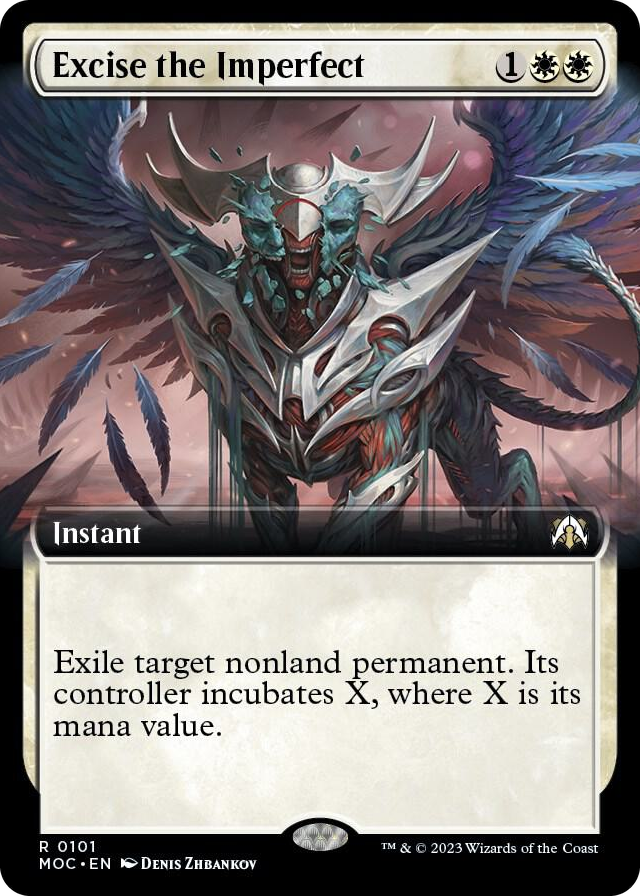 0101 Excise the Imperfect (Extended Art) R Commander: March of the Machine