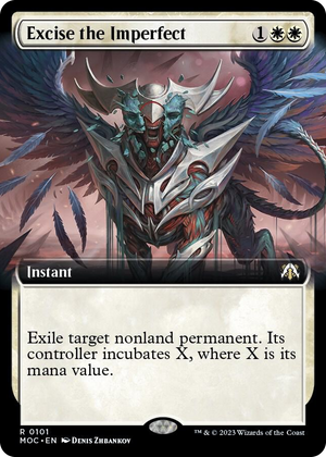 0101 Excise the Imperfect (Extended Art) R Commander: March of the Machine