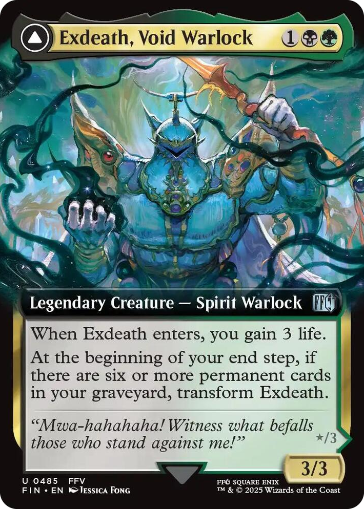 0485 Exdeath, Void Warlock (Extended Art) U FINAL FANTASY