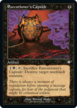 0104 Executioner's Capsule (Retro Frame) C Commander: The Brothers' War