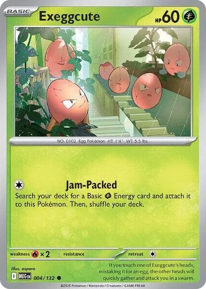0004 Exeggcute Common Mega Evolution