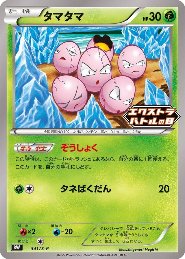 0341 Exeggcute - 341/S-P Common S-P: Sword & Shield Promos