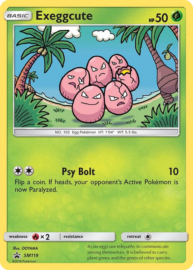 SM119 Exeggcute - SM119 Promo SM Promos