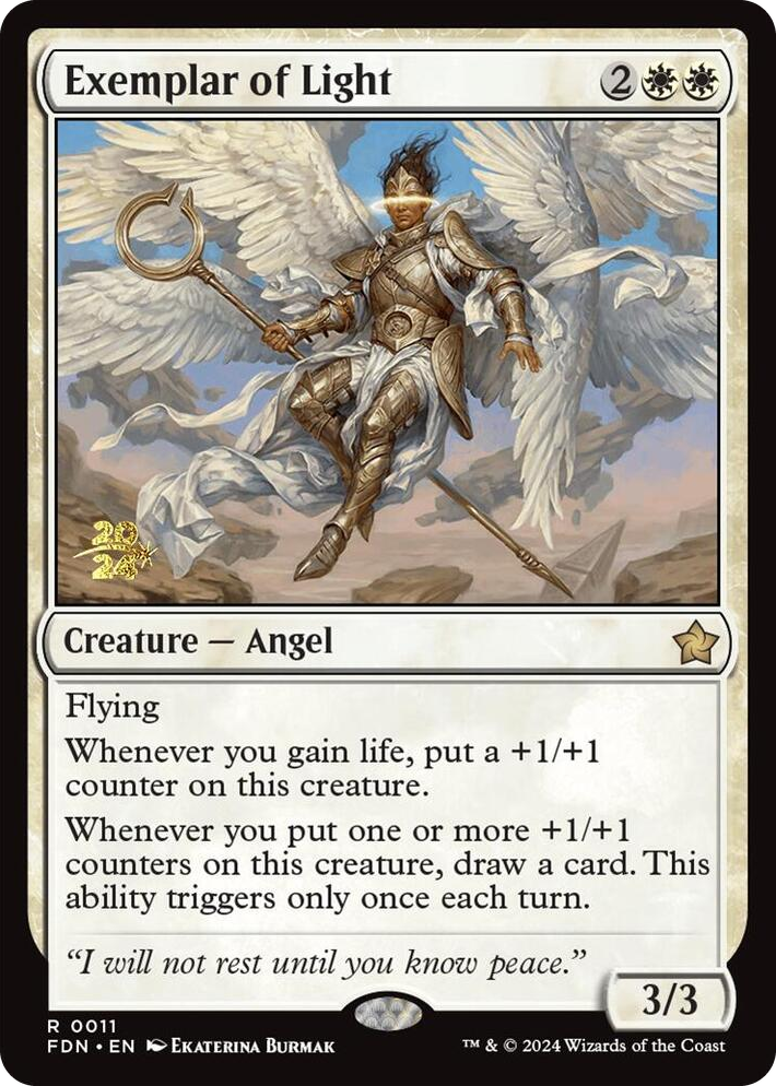 0011 Exemplar of Light R Prerelease Cards