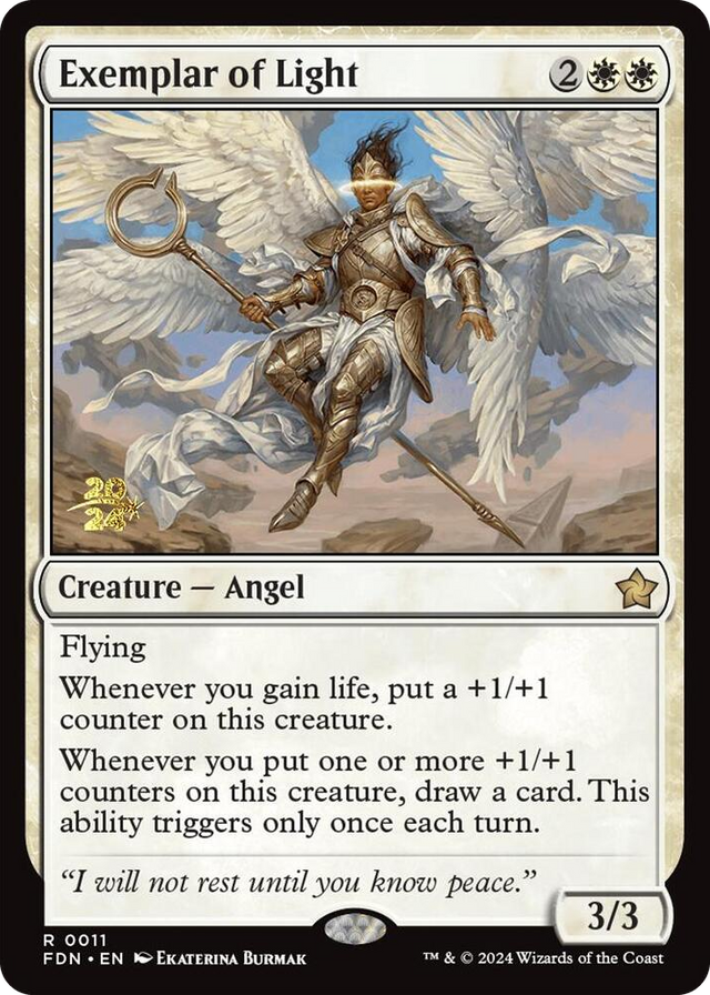 0011 Exemplar of Light R Prerelease Cards