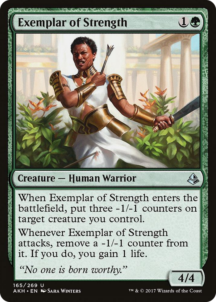 Exemplar of Strength #165 U - Amonkhet Pokemon card