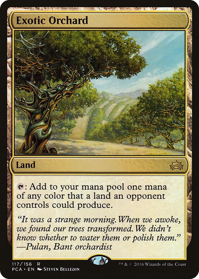 Exotic Orchard #117 R - Planechase Anthology Pokemon card
