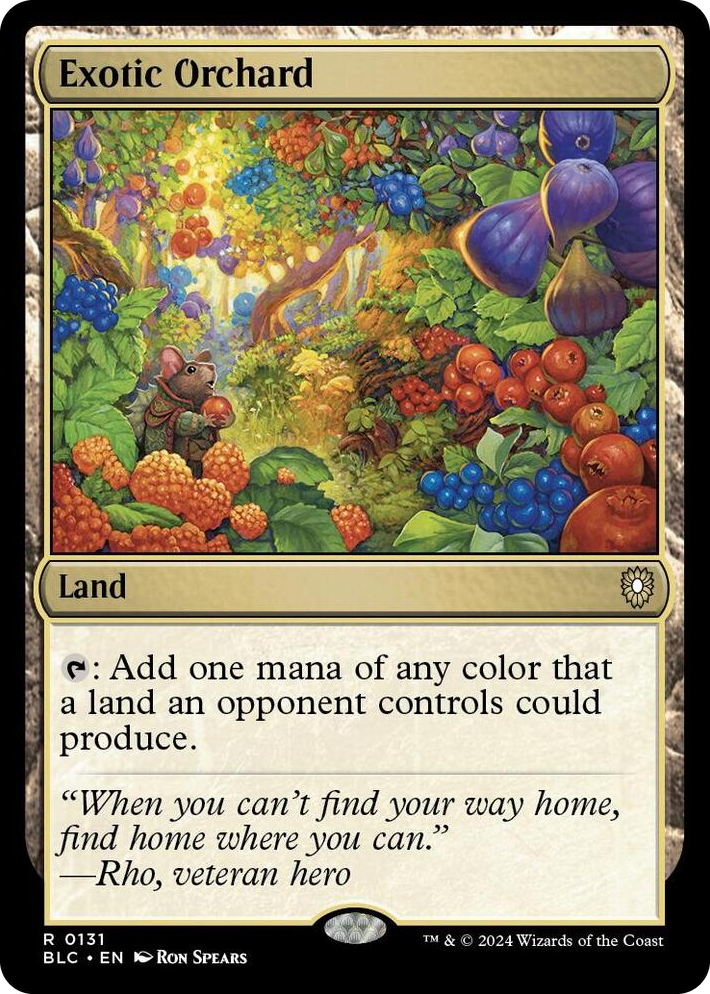 0131 Exotic Orchard R Commander: Bloomburrow