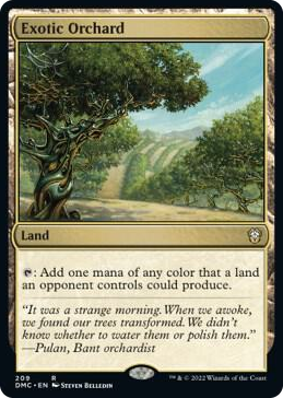 0209 Exotic Orchard R Commander: Dominaria United