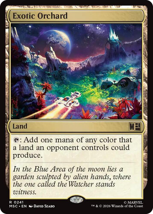 0241 Exotic Orchard R Commander: Marvel Super Heroes