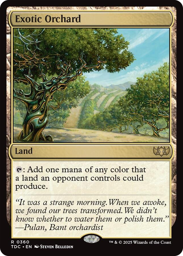 0360 Exotic Orchard R Commander: Tarkir: Dragonstorm
