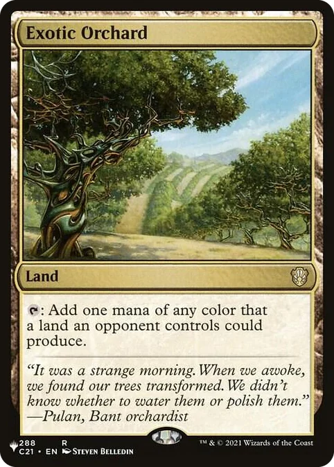0288 Exotic Orchard (C21) R The List Reprints