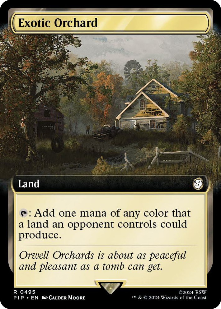 0495 Exotic Orchard (Extended Art) R Universes Beyond: Fallout